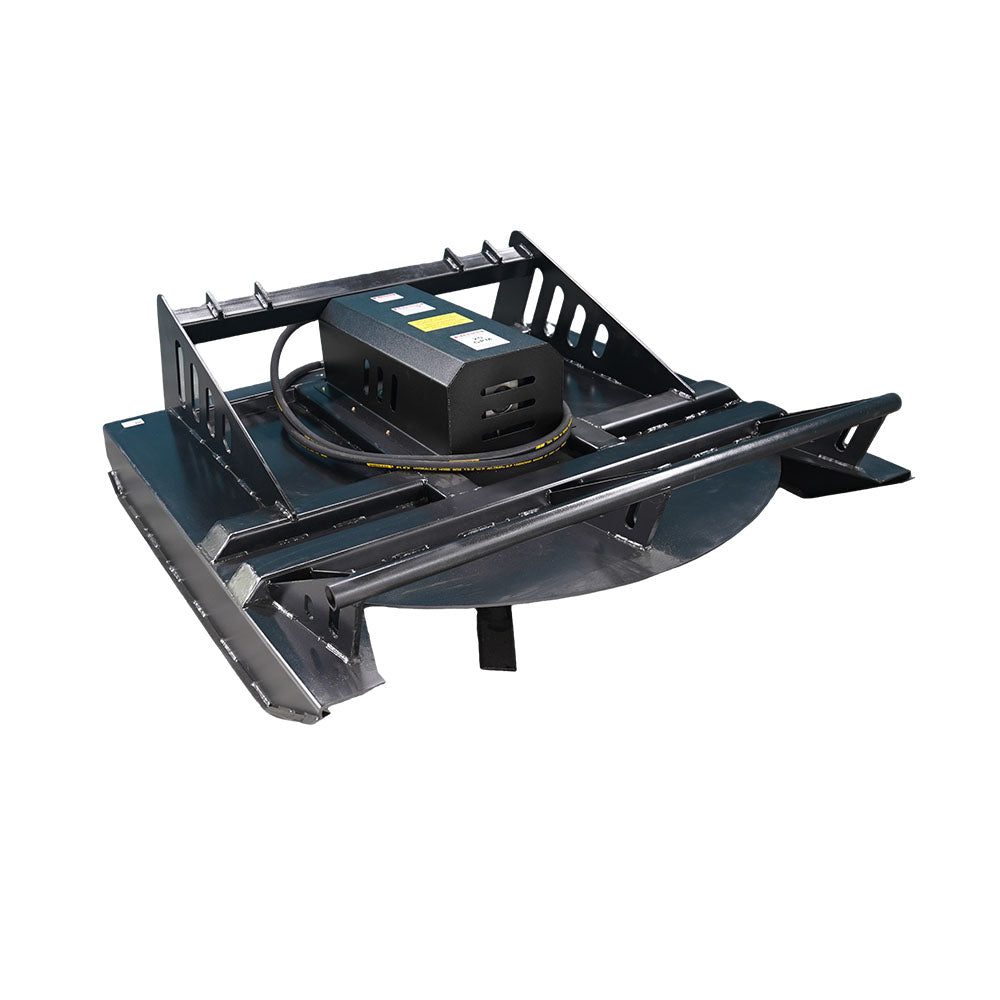 65" Skid Steer Hydraulic Heavy Duty Brush Cutter,Brush Hog Attachments, Fits Universal Skid Steer Quick Attach