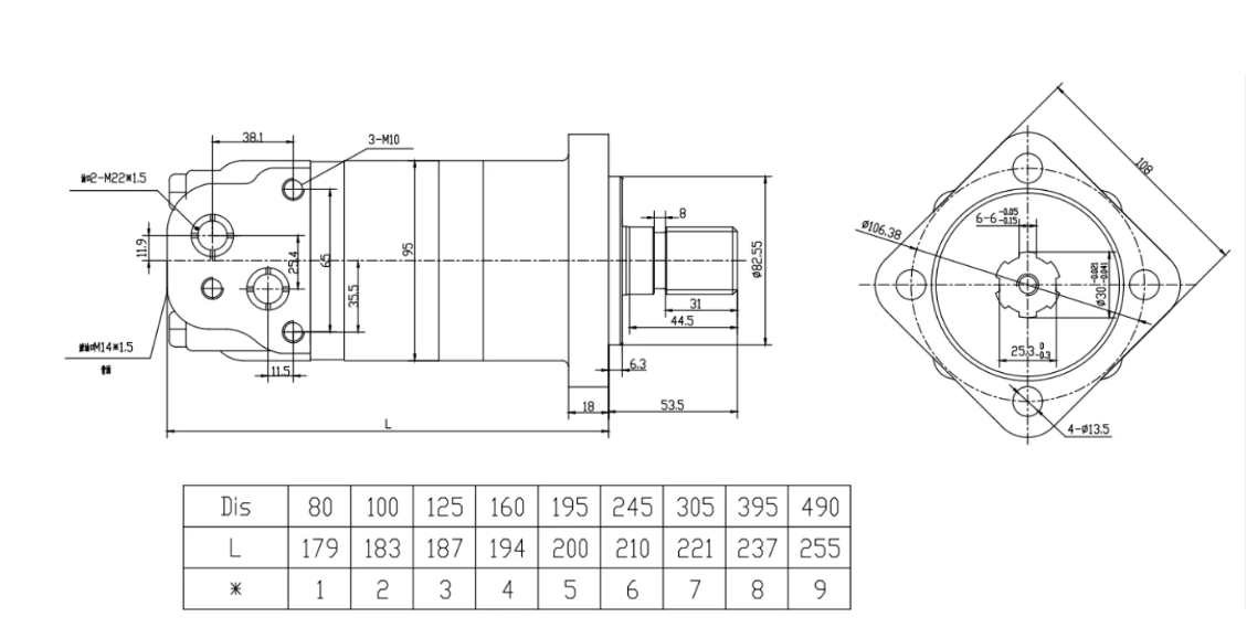 Hydraulic Motor for 72" Skid Steer Hydraulic Heavy Duty Brush Mower Cutter