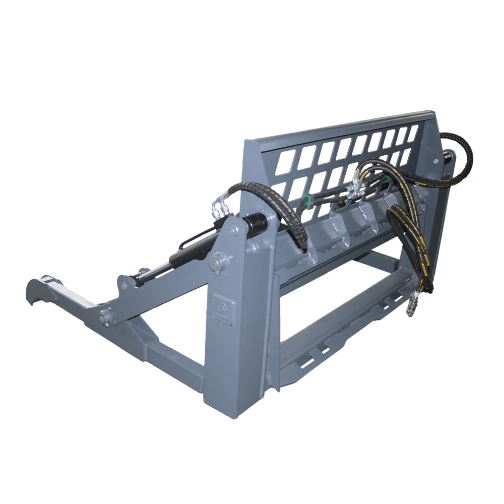 Heavy Duty Skid Steer Two-Cylinder Pipe Pallet Fork Grapple