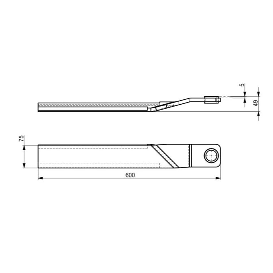 Replacement Two Sets of Blade for 72" Brush Mower