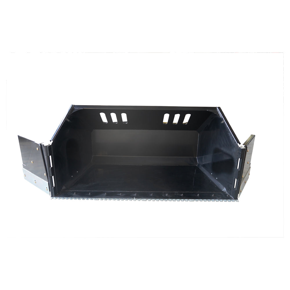 Skid Steer Snow 91" Bucket Heavy Duty Steel Snow Cleaning Attachment Universal Quick Tach