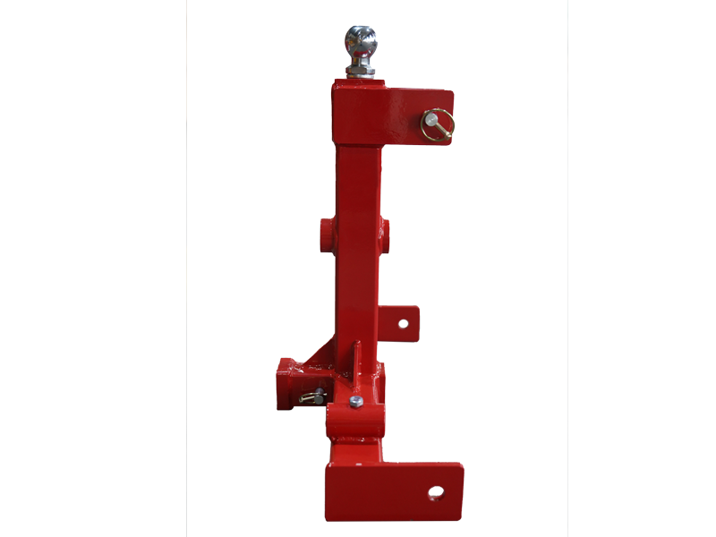 Point Gooseneck Tractor Trailer Hitch 2" Receiver Hitch with Trailer Hay Bale Spear Connent