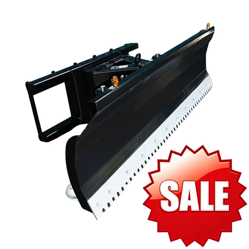 72" Extreme-Duty Pusher Snow Plow, Snow Blade, Dozer Blade Combo Attachment