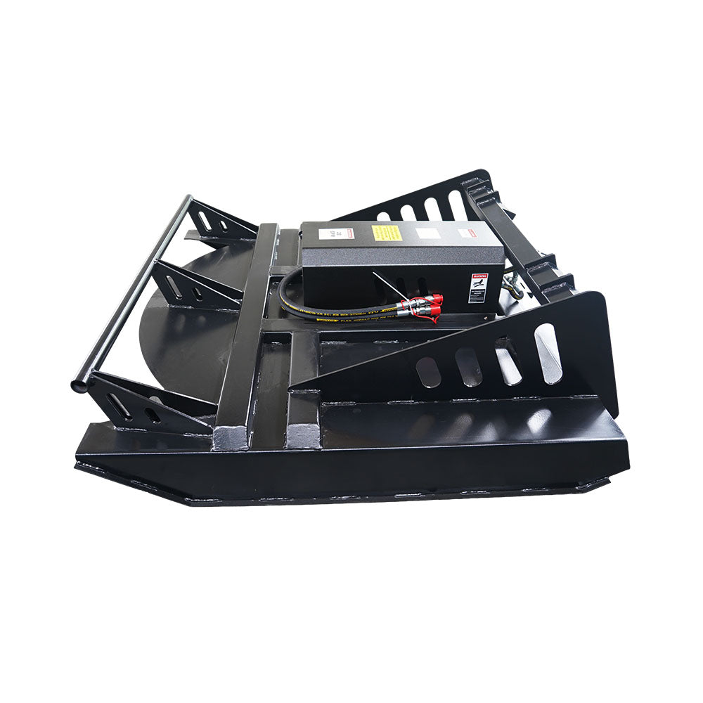 65" Skid Steer Hydraulic Heavy Duty Brush Cutter,Brush Hog Attachments, Fits Universal Skid Steer Quick Attach