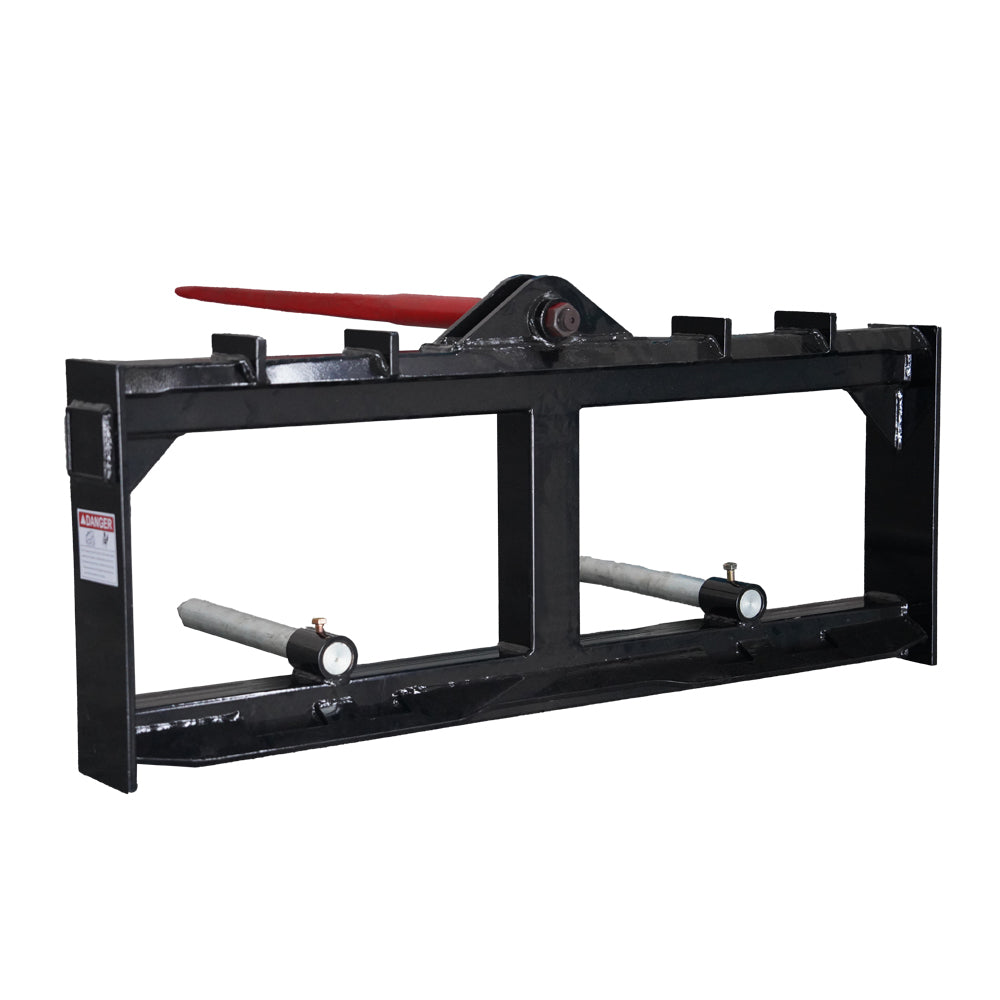49'' Hay Spear Skid Steer Quick Tach