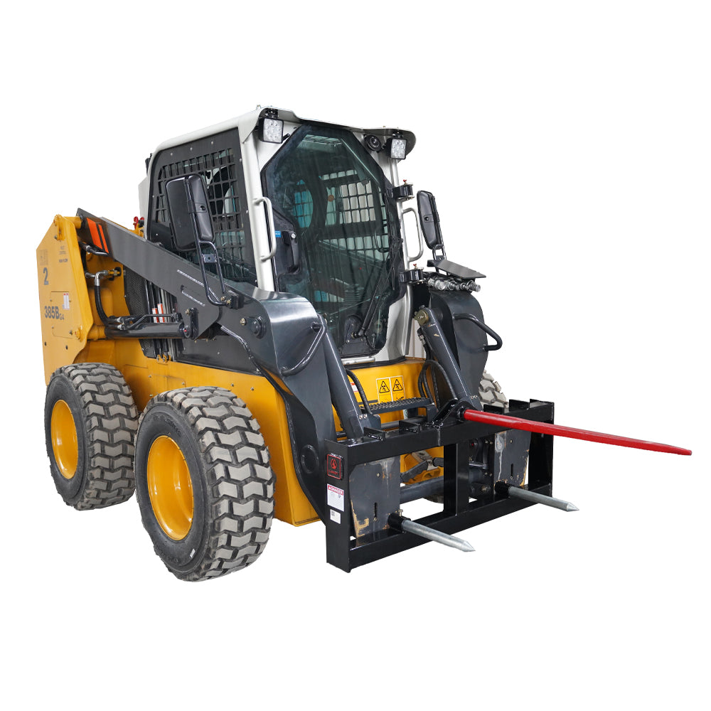 49'' Hay Spear Skid Steer Quick Tach