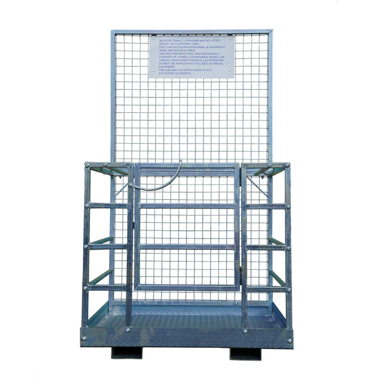 48'' x 45'' 2 Person Forklift Safety Lift Platform Cage