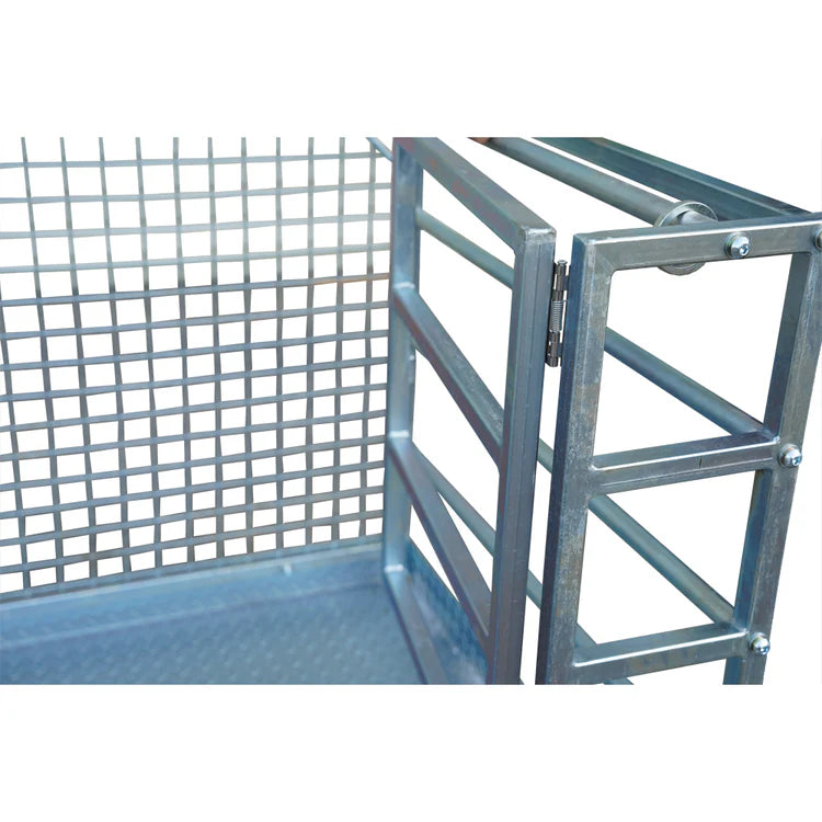 48'' x 45'' 2 Person Forklift Safety Lift Platform Cage