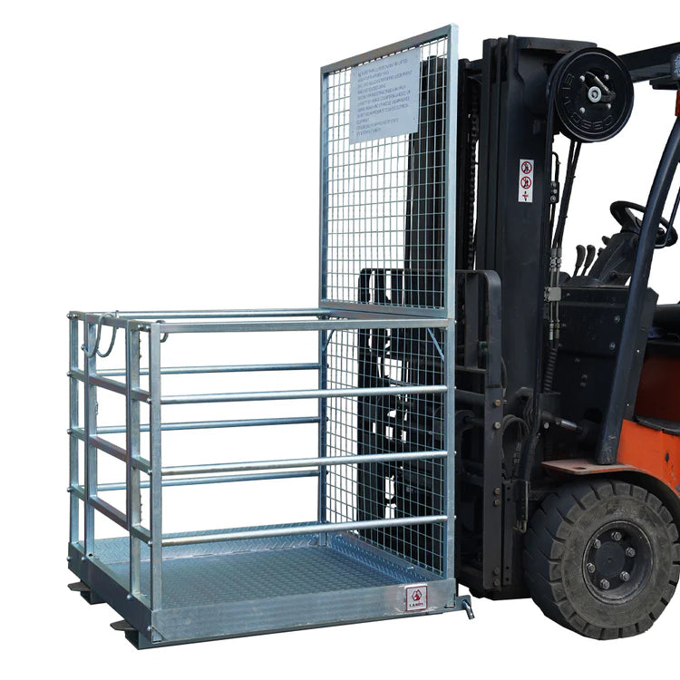 48'' x 45'' 2 Person Forklift Safety Lift Platform Cage