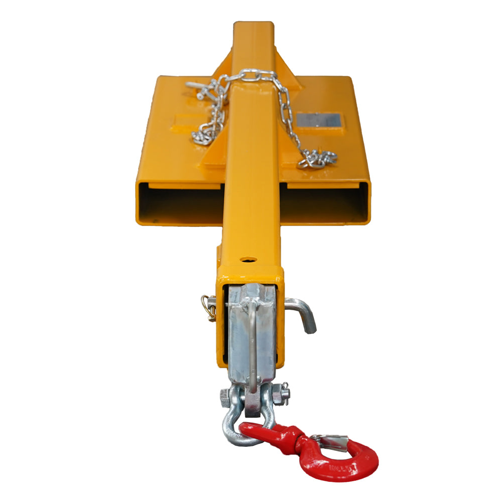 Forklift Long Mobile Crane Lifting Hoist Jib Boom 9900lb Capacity