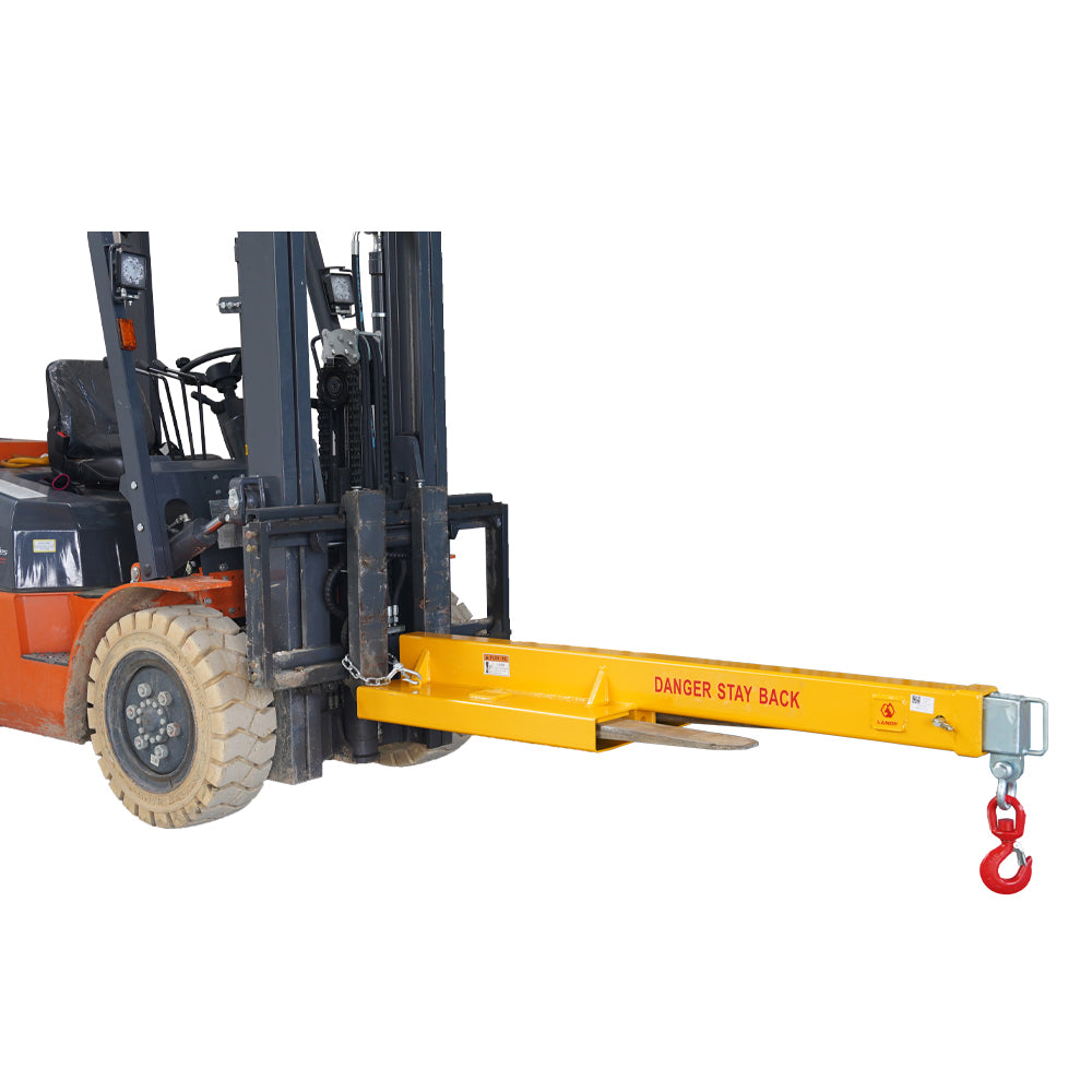 Forklift Long Mobile Crane Lifting Hoist Jib Boom 9900lb Capacity