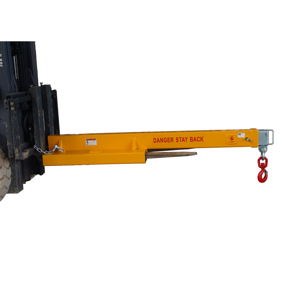 Forklift Long Mobile Crane Lifting Hoist Jib Boom 9900lb Capacity