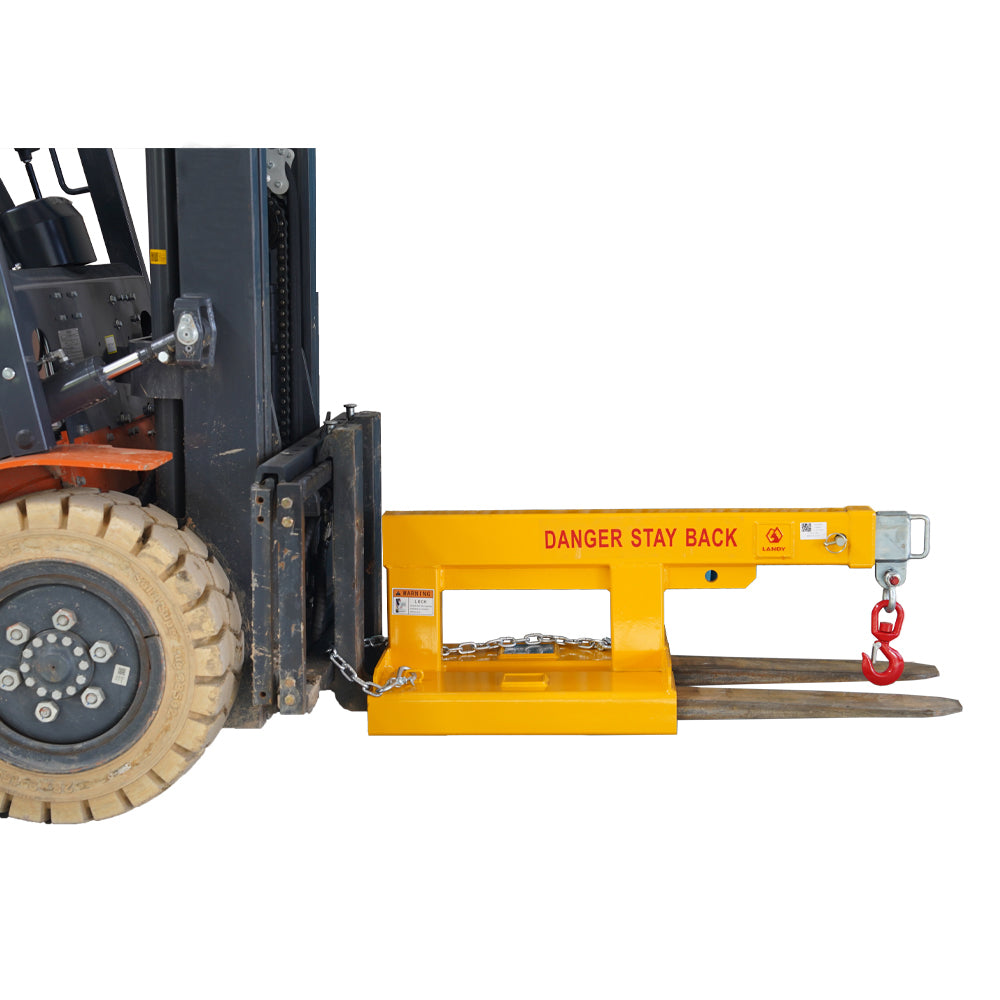 Forklift Short Mobile Crane Lifting Hoist Jib Boom 5500lb Capacity