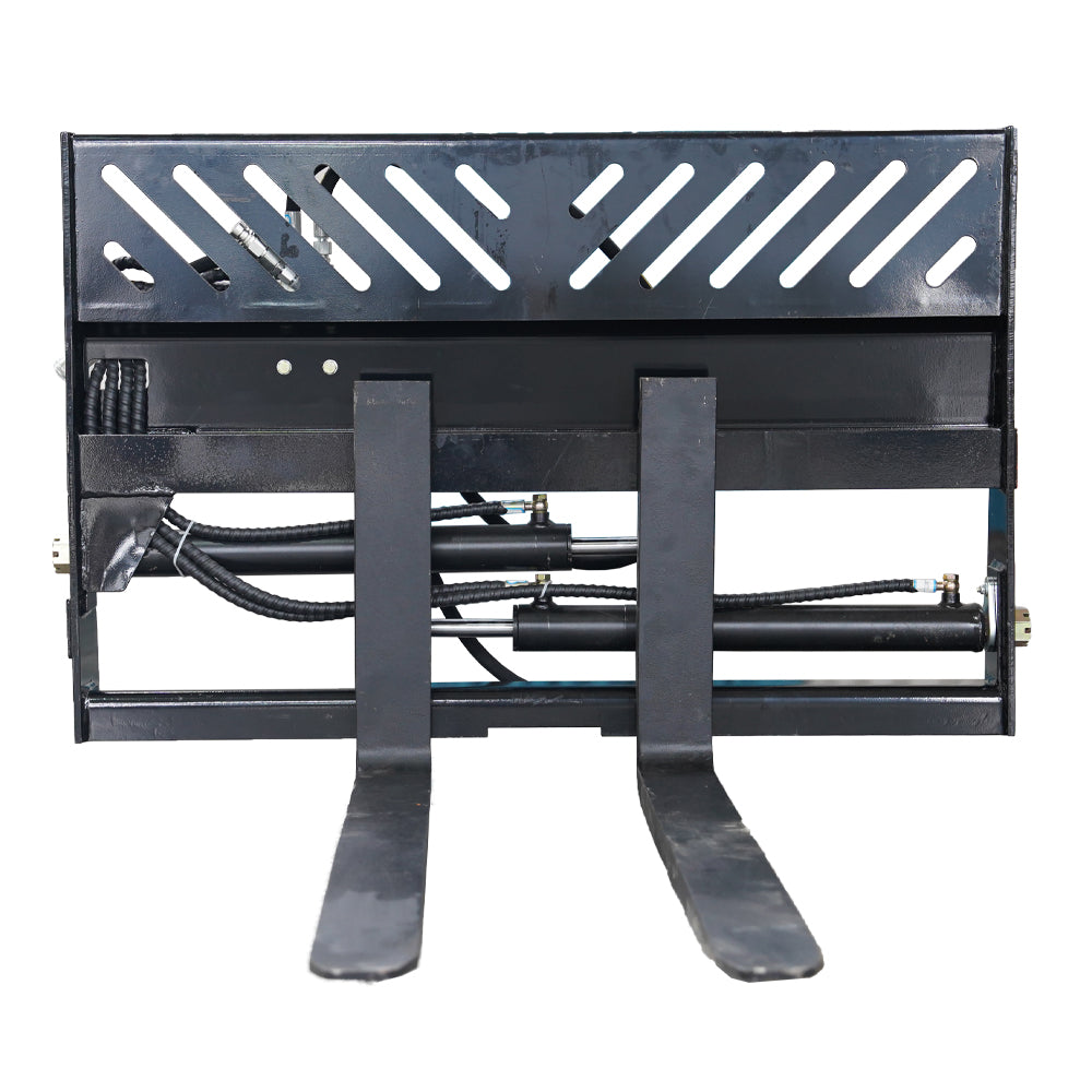 2000kg Load Capacity Skid Steer Hydraulic Positioning Pallet Forks