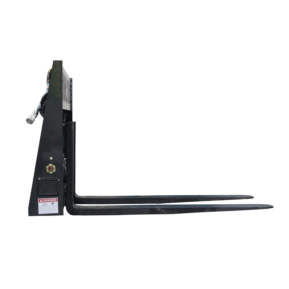 2000kg Load Capacity Skid Steer Hydraulic Positioning Pallet Forks