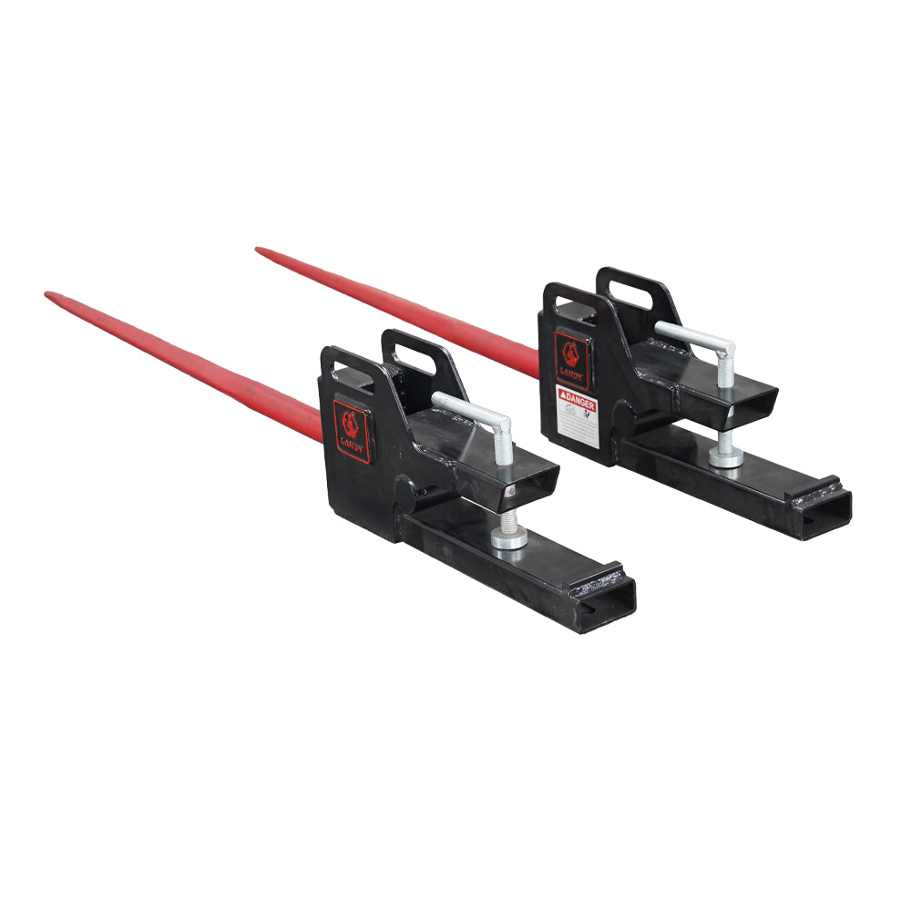 61'' Clamp-on Hay Bale Spear Compatible with Tractor