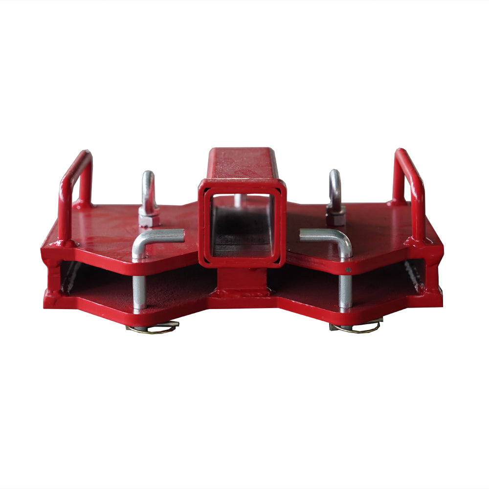 2" Dual Forklift Hitch Receiver Aadpter