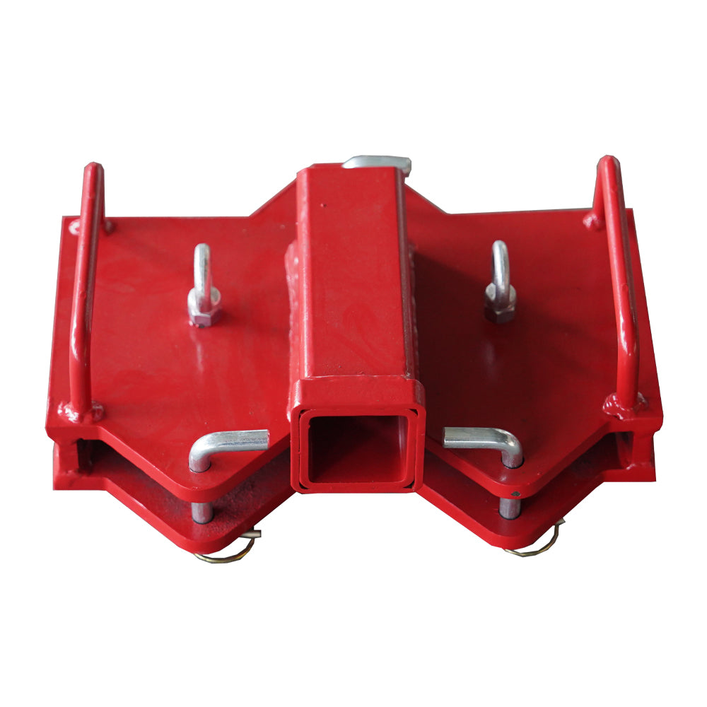 2" Dual Forklift Hitch Receiver Aadpter