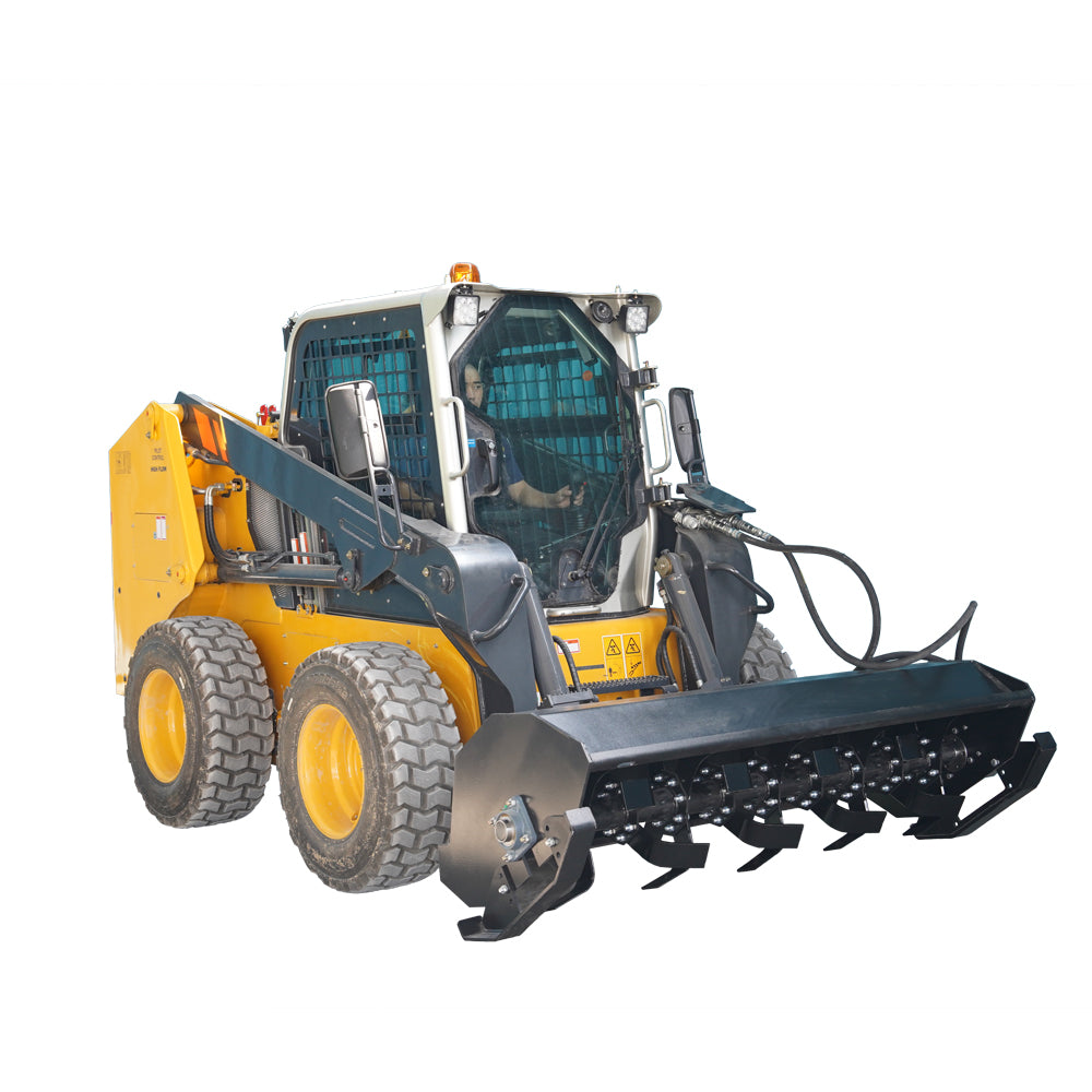 72" Skid Steer Bi-Directional Driven Rotary Tiller Attachment