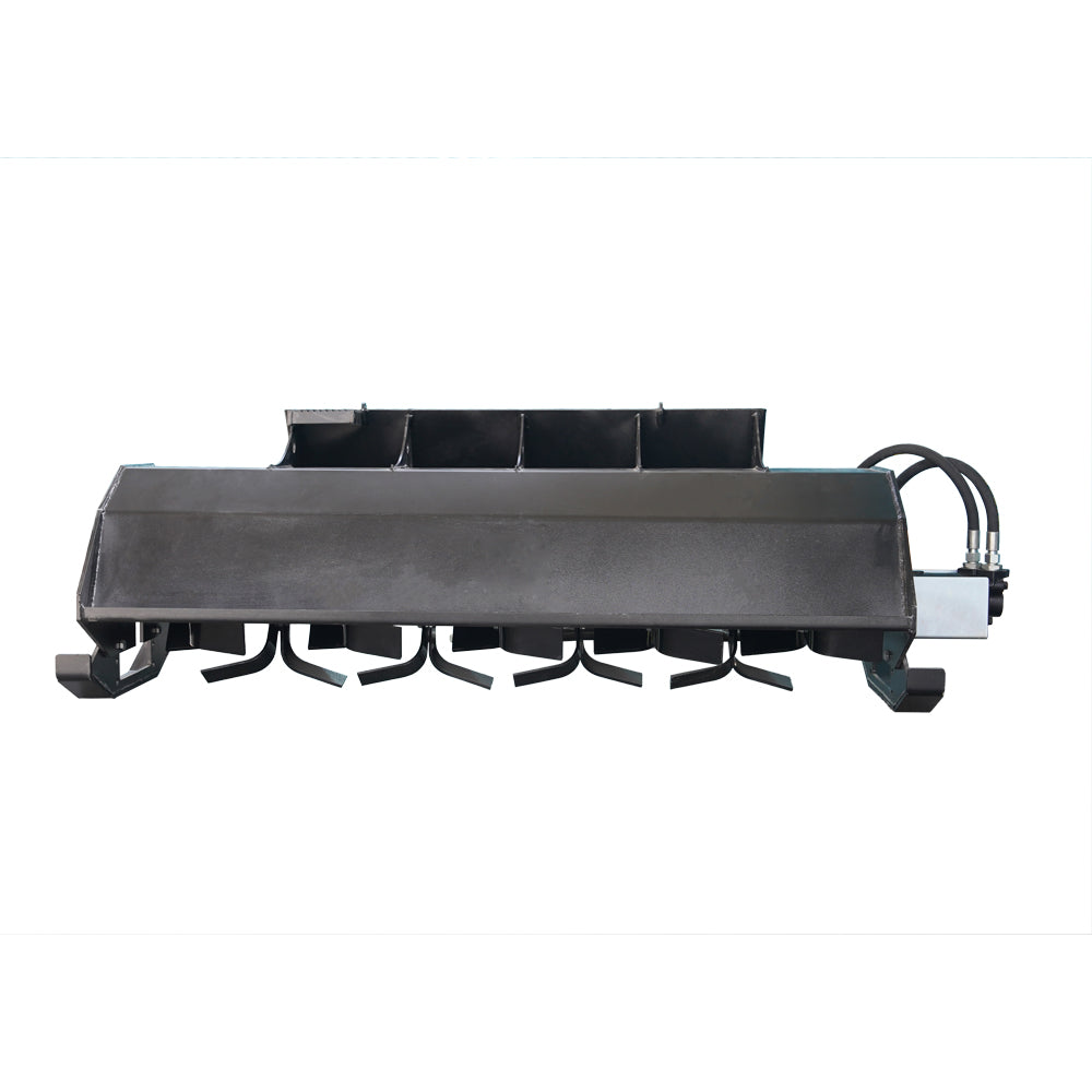 72" Skid Steer Bi-Directional Driven Rotary Tiller Attachment