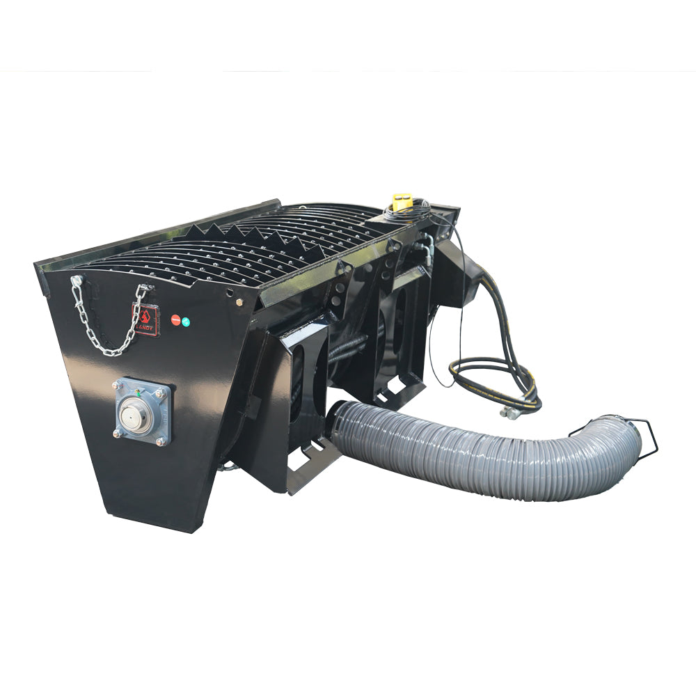 Skid Steer 280Lt Concrete Mixer Bucket Attachment, Universal Quick tach Mount Plate