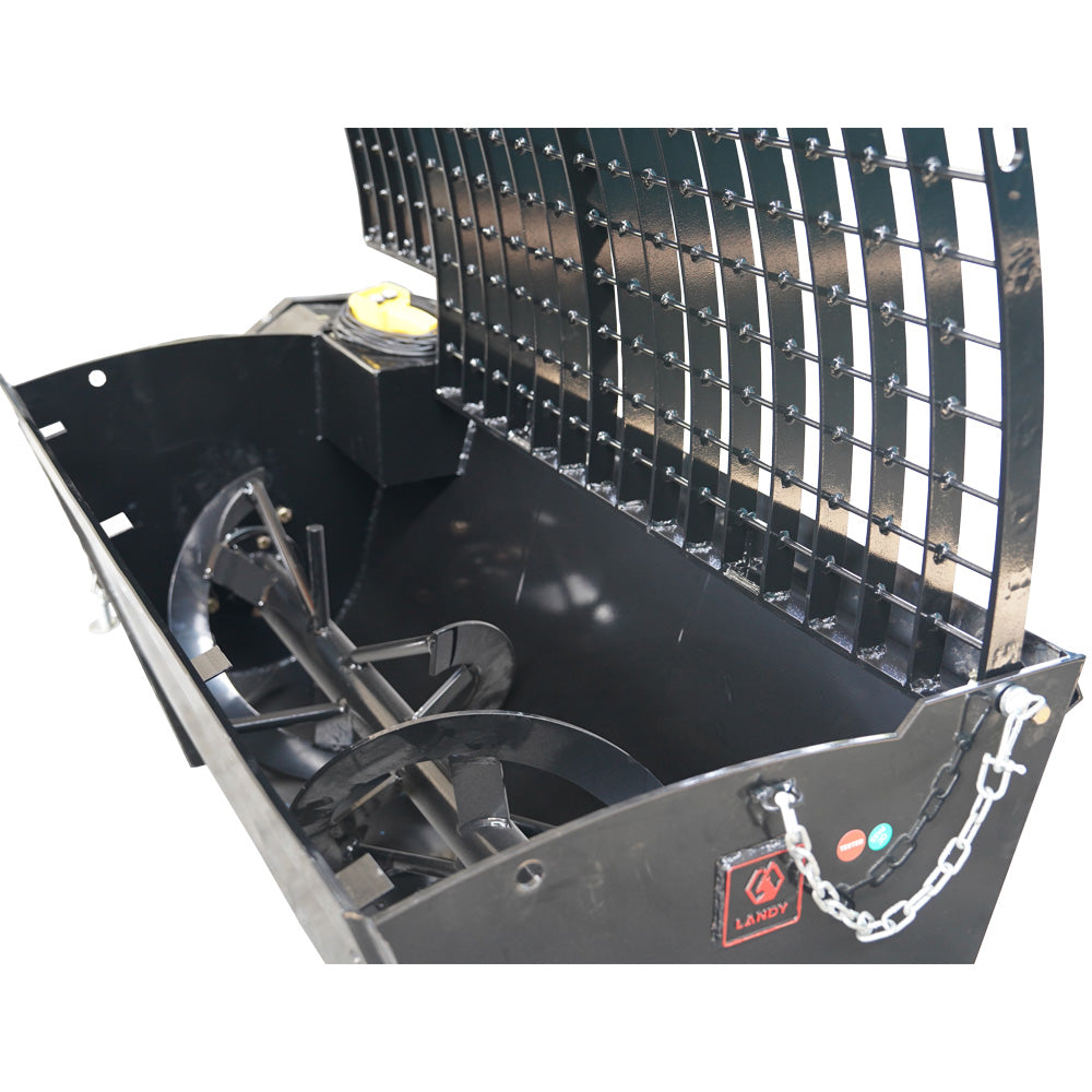 Skid Steer 280Lt Concrete Mixer Bucket Attachment, Universal Quick tach Mount Plate