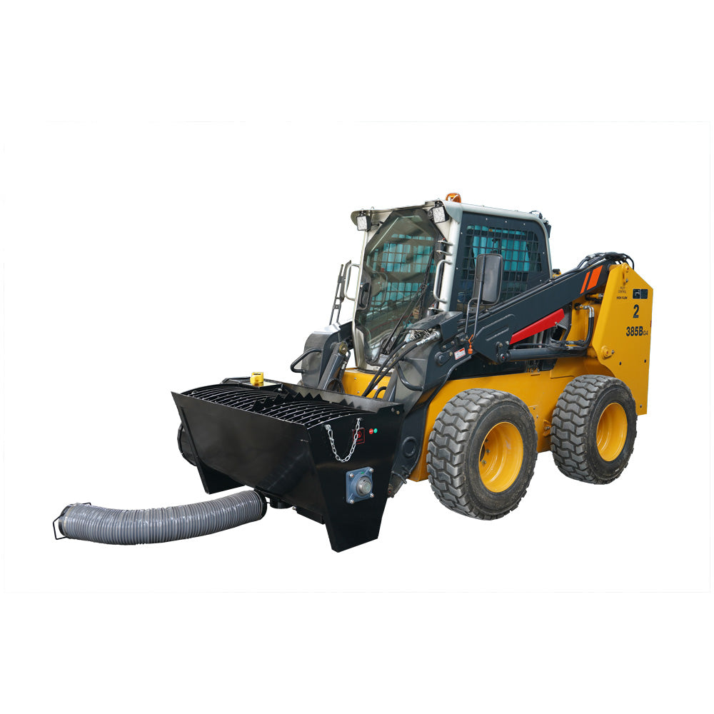 Skid Steer 280Lt Concrete Mixer Bucket Attachment, Universal Quick tach Mount Plate