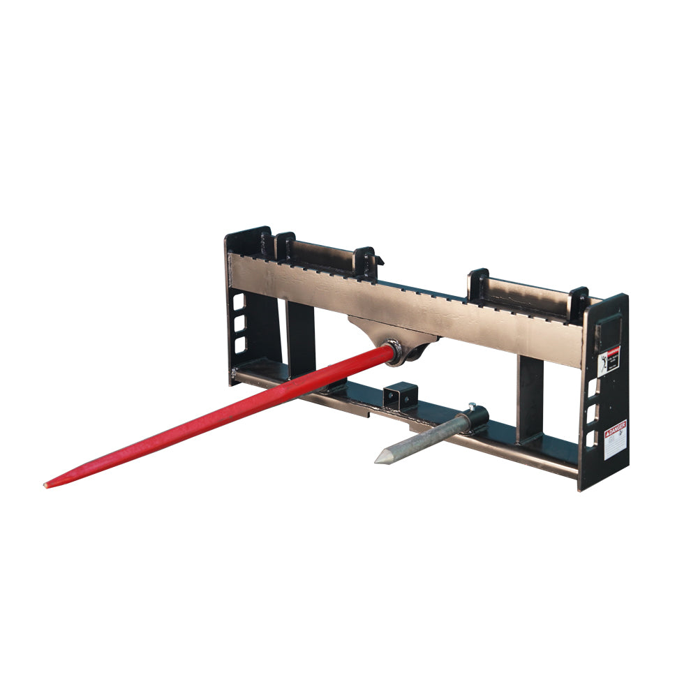 49" Pallet Forks Hay Spear Trailer Hitch Skid Steer Attachment