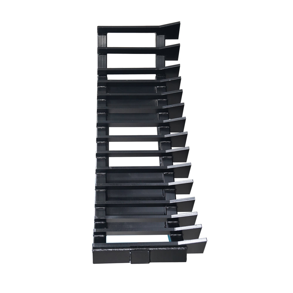 71" Heavy Duty Skid Steer Push Stick Rake Attachment