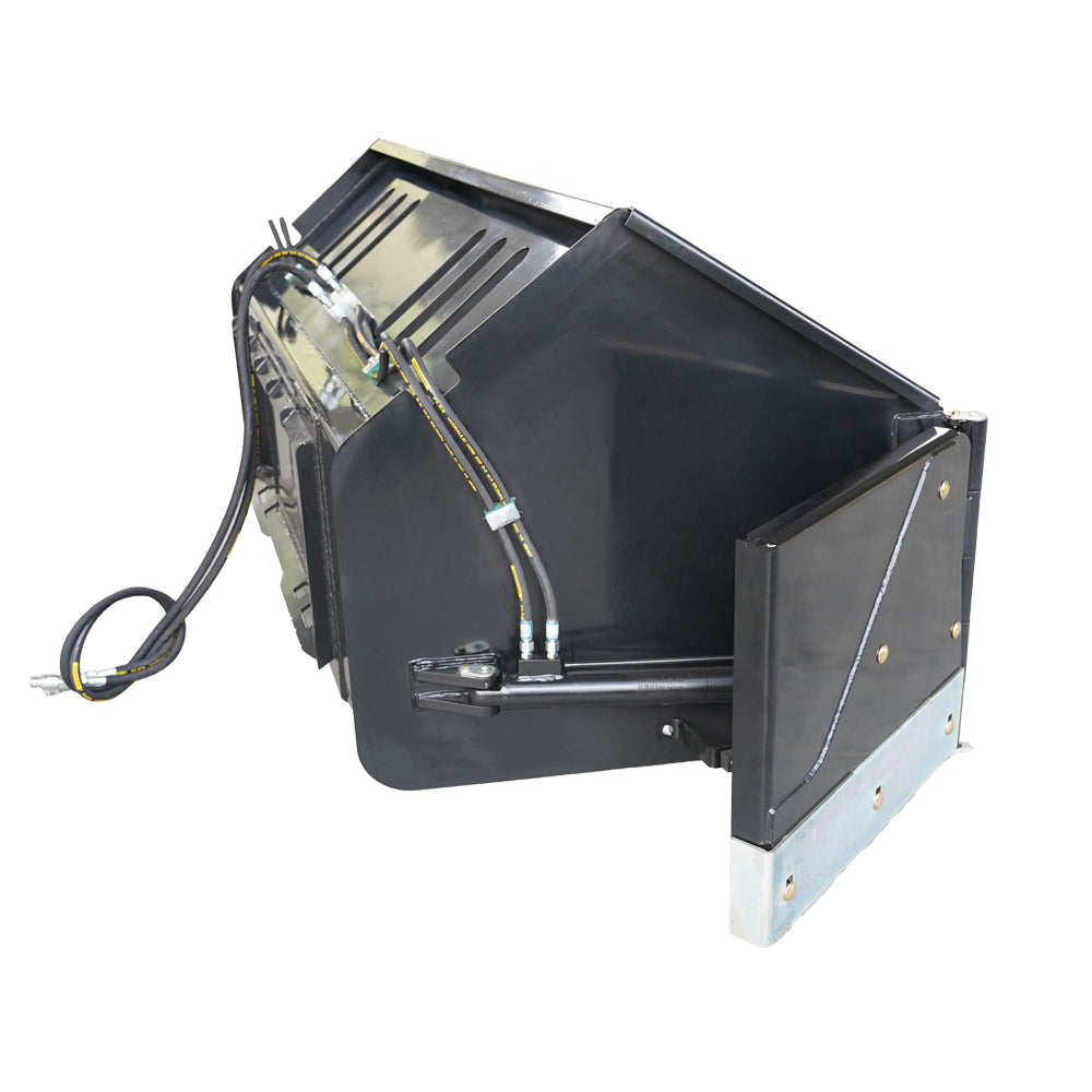 Skid Steer Snow 91" Bucket Heavy Duty Steel Snow Cleaning Attachment Universal Quick Tach